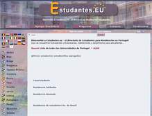 Tablet Screenshot of estudantes.eu